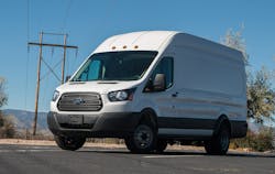 Lightning Electric Ford Transit 350HD cargo van. Lightning Electric Ford Transit 350HD cargo van.
