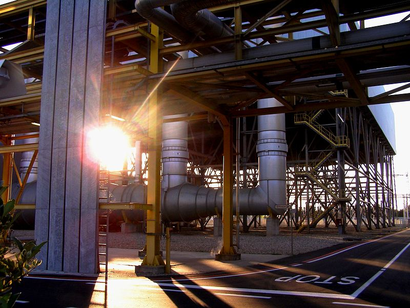 Photo of CHP plant in Italy. Courtesy Wikimedia Commons