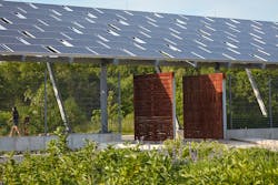 Solar panels at Eden Hall Campus of Chatham University Solar panels at Eden Hall Campus of Chatham University