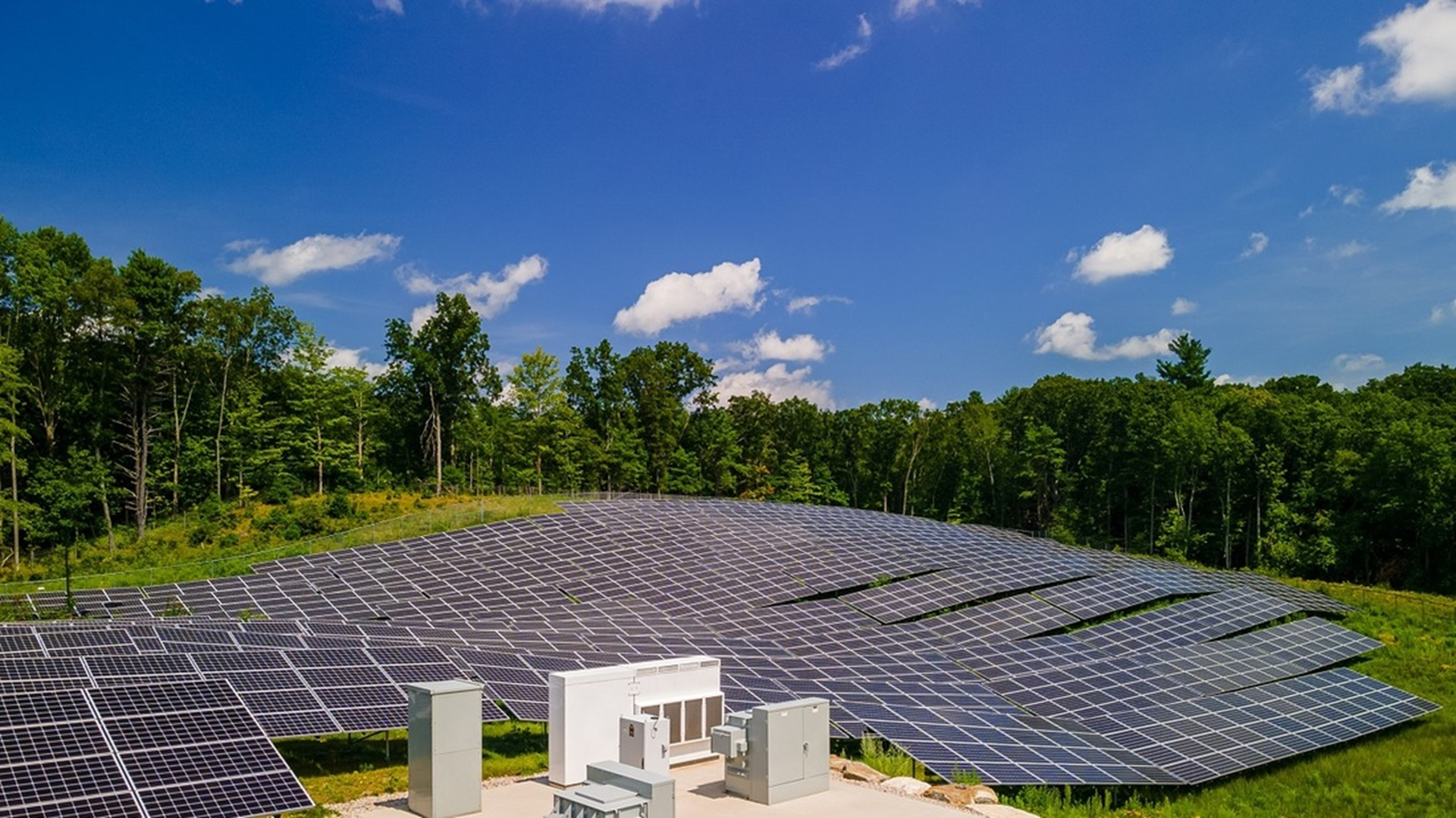 Photo of Nexamp's Griffin Road Solar 2 site. Photo courtesy Nexamp