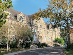 A front view of Tulane University's Gibson Hall. Photo credit Wikimedia Creative Commons A front view of Tulane University's Gibson Hall. Photo credit Wikimedia Creative Commons