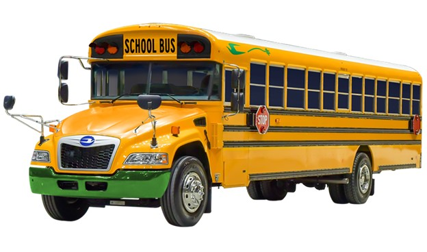 School bus photo courtesy Blue Bird Corp.