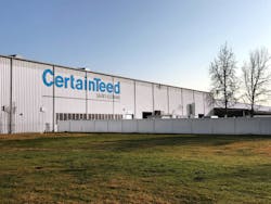 A CertainTeed Saint-Gobain manufacturing site A CertainTeed Saint-Gobain manufacturing site