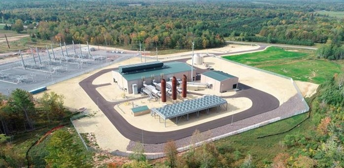 The AJ Mihm Power Plant owned by WEC Energy Group where Wartsila's engines are used in testing hydrogen blends. WEC Energy Group, EPRI, and W&auml;rtsil&auml; are currently collaborating on a demonstration project to blend 25 percent hydrogen bends into an existing reciprocating internal combustion engine power plant.