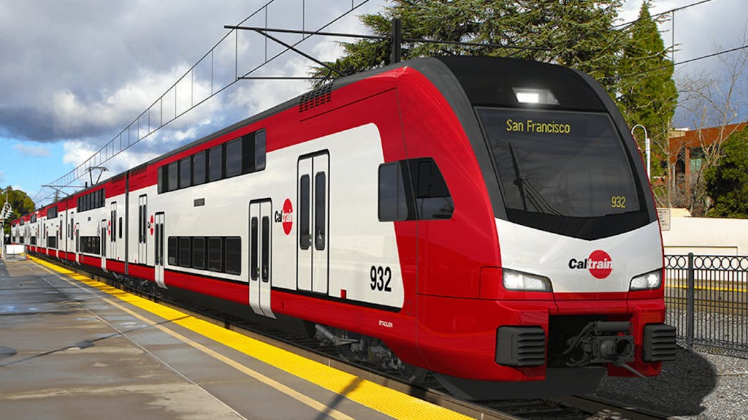 Caltrain adds new Electric Train cars as part of Rail Electrification ...