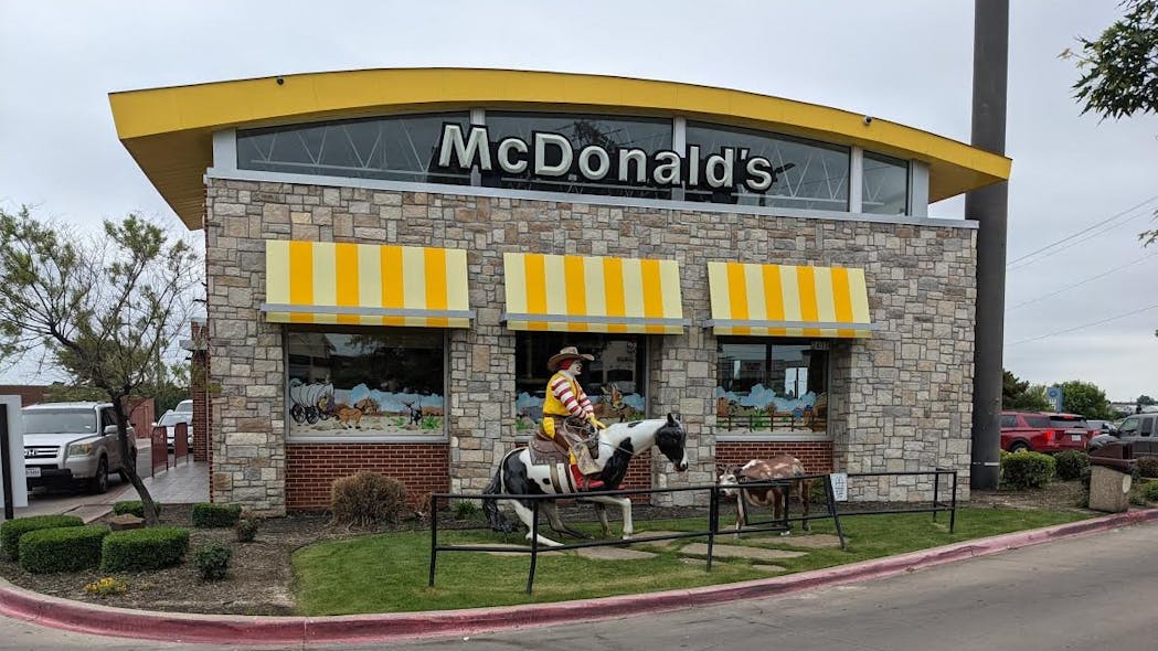McDonald&apos;s location in Weatherford, Texas.