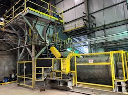 Electra has installed material feed handling equipment in advance of black mass recycling at its refinery Electra has installed material feed handling equipment in advance of black mass recycling at its refinery