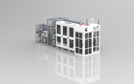 Cummins HyLYZER PEM electrolysis system. Image credit Cummins