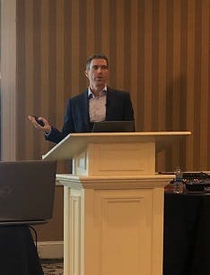 Luma Energy's director of business transformation, Lee Wood, presents his look at DERs in Puerto Rico during last week's T&D World Conference in Charlotte Luma Energy's director of business transformation, Lee Wood, presents his look at DERs in Puerto Rico during last week's T&D World Conference in Charlotte