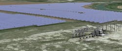 Rendering of Saddlebrook Solar Project. Courtesy TC Energy Rendering of Saddlebrook Solar Project. Courtesy TC Energy