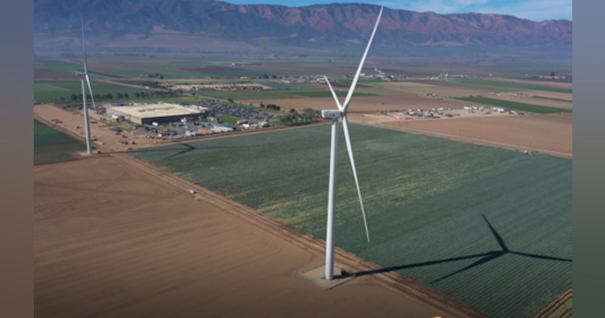 Dole Fresh Vegetables using Wind Energy to help power Salad plant in ...