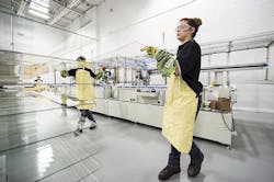 Scene from First Solar's plant in Perrysburg, Ohio. Image credit NREL Scene from First Solar's plant in Perrysburg, Ohio. Image credit NREL