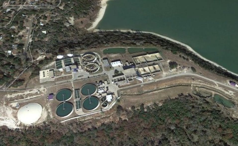 Photo of Bell County Water courtesy of RPower and Google earth