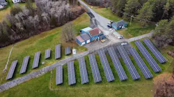 The VC1 community solar project. Image credit Solar Alliance