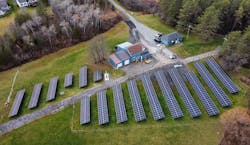 The VC1 community solar project. Image credit Solar Alliance The VC1 community solar project. Image credit Solar Alliance