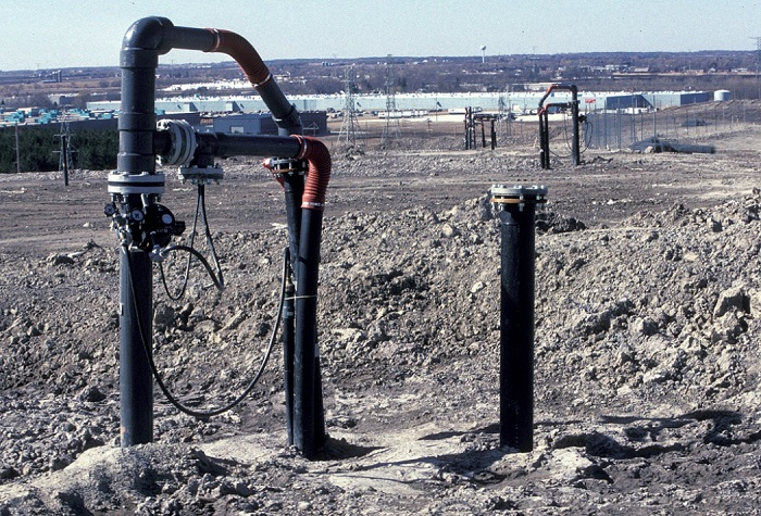 Landfill gas collection site in Wisconsin. Image credit Wisconsin State Department of Natural Resources