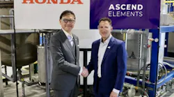 Arata Ichinose, Operating Executive, Head of the Business Development Supervisory Unit, Honda Motor Co., Ltd. and Mike O’Kronley, CEO, Ascend Elements