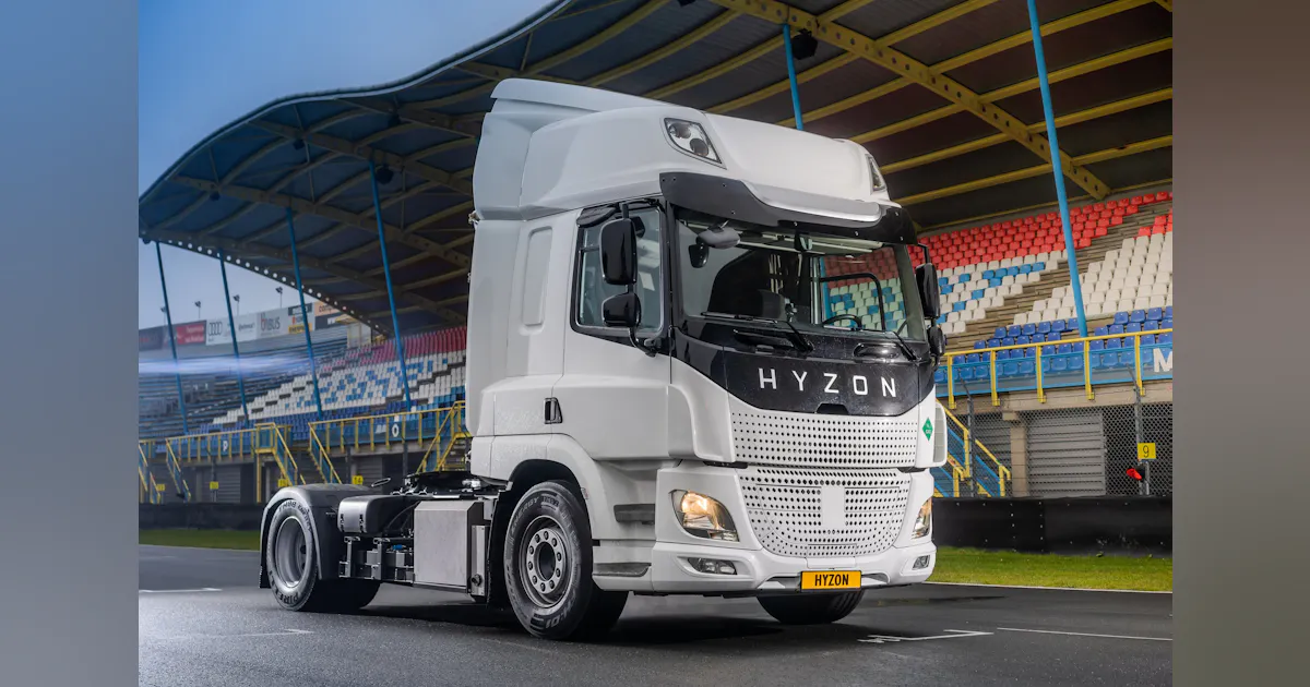 Hyzon Completes Commercial Run of Liquid Hydrogen Fuel Cell EV Truck ...