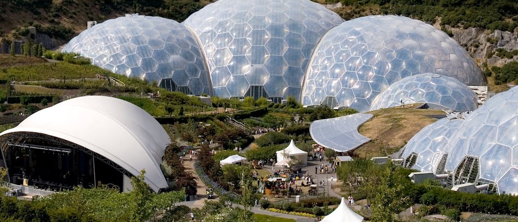 Eden Project Geodesic Domes Panorama