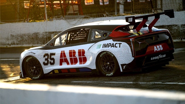 New NASCAR EV Prototype/Image credit ABB/NASCAR