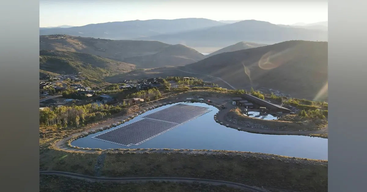 Floating Solar Array Expected to Offset 90% of Utah Water Treatment ...