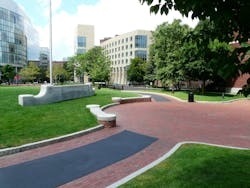 View of Centennial Common on the Northeastern University campus. Image credit Piotrus, Wikimedia Commons View of Centennial Common on the Northeastern University campus. Image credit Piotrus, Wikimedia Commons
