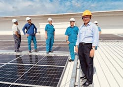 Columbia Asia Support Service Vice President Mohd Kamarul Salleh (far right), pictured with his team. Image credit Columbia Asia Columbia Asia Support Service Vice President Mohd Kamarul Salleh (far right), pictured with his team. Image credit Columbia Asia