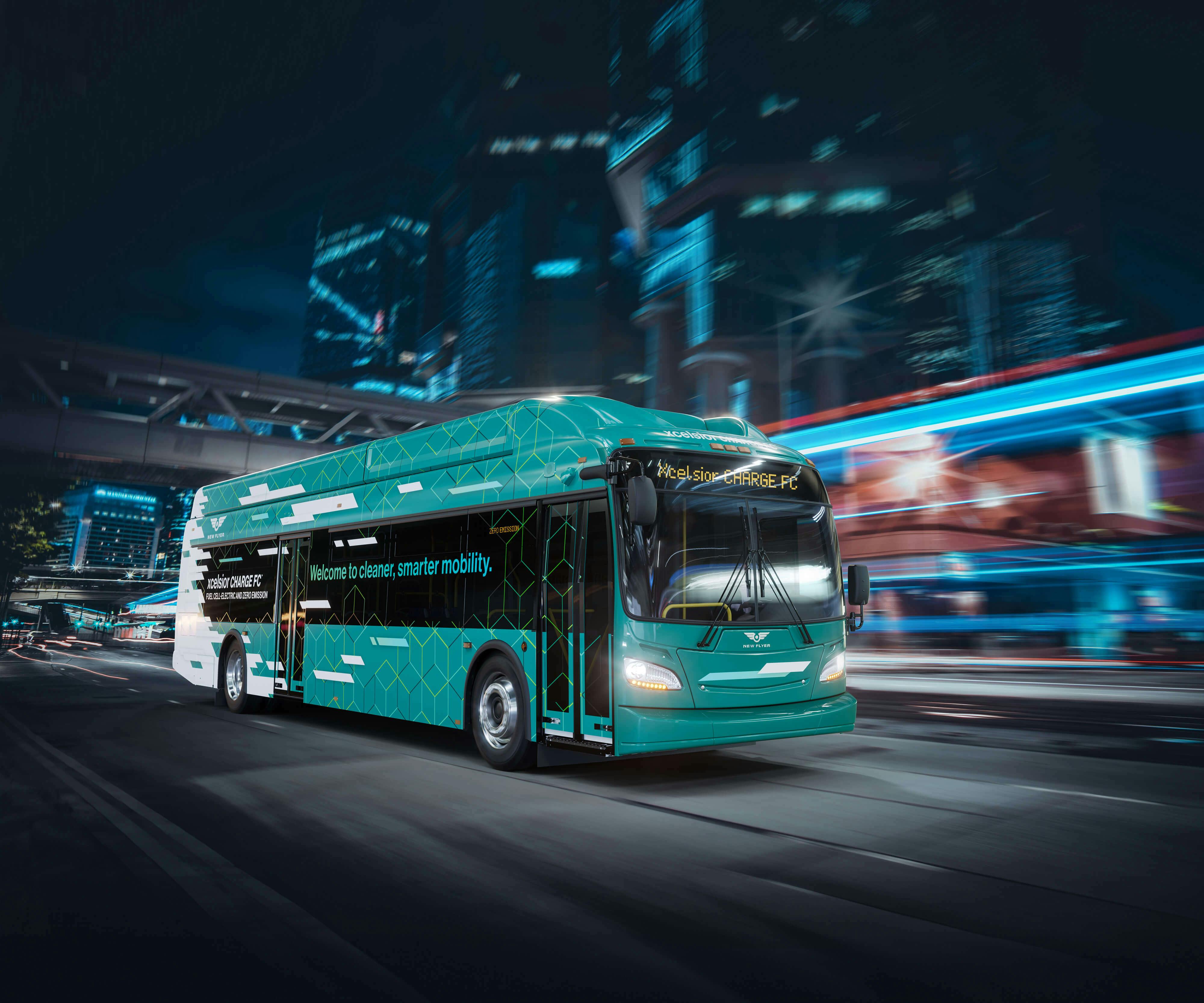 New Flyer Celebrates Largest H2 Bus Order Ever, 108 H2 Fuel Cells for