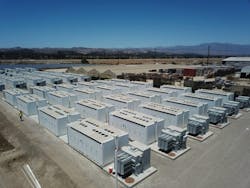 Aerial of Strata Clean Energy battery storage project in California. Image credit Strata Aerial of Strata Clean Energy battery storage project in California. Image credit Strata