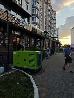 Generator operating on a street in Kviv. Image credit ID 330297612 © Olesya Kuzina | Dreamstime.com Generator operating on a street in Kviv. Image credit ID 330297612 © Olesya Kuzina | Dreamstime.com