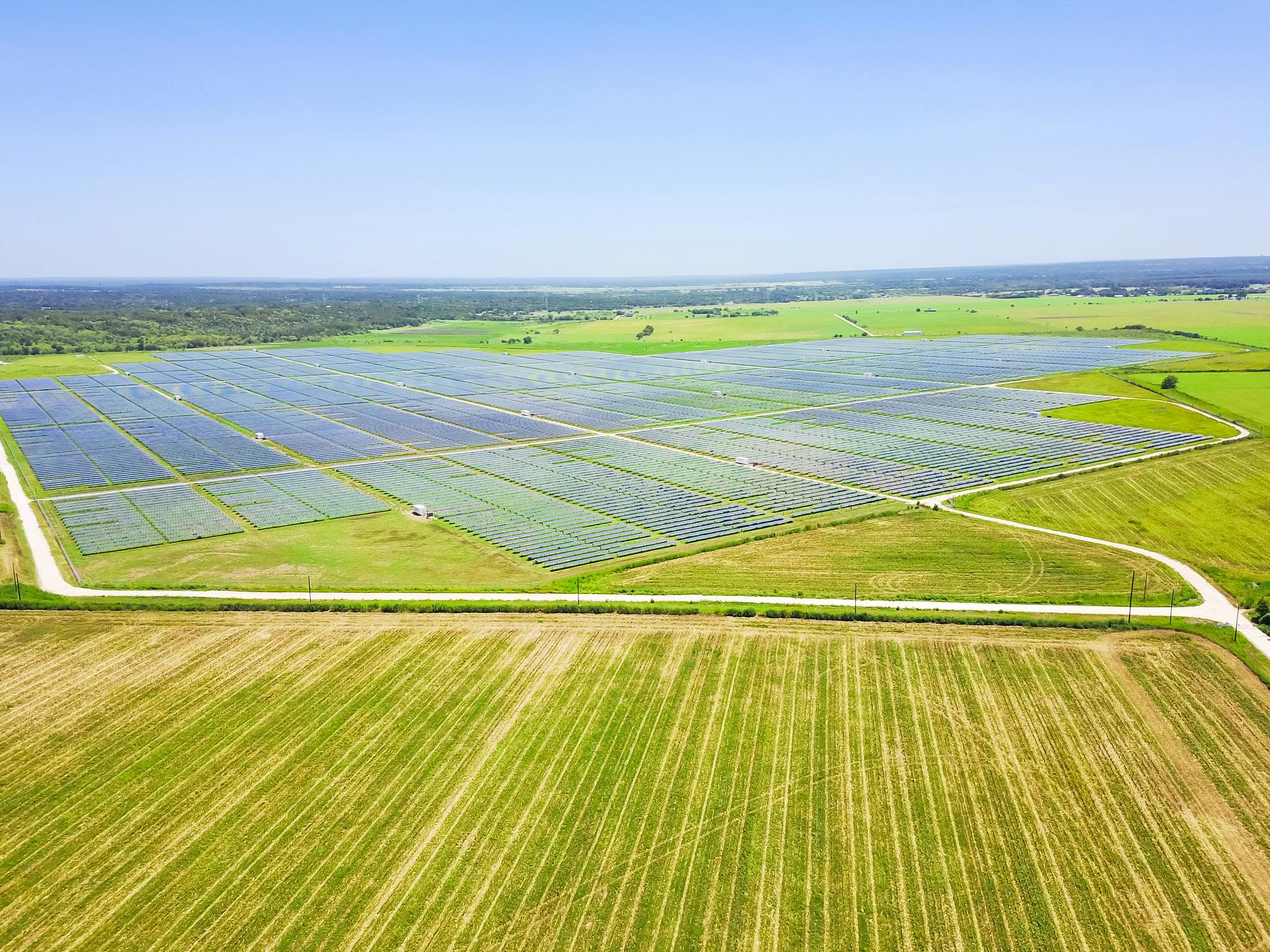 A solar farm in Texas. Image credit ID 101585987 &copy; Trong Nguyen | Dreamstime.com