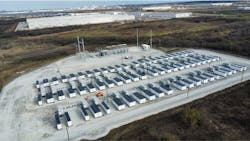Aerial of Desert Willow BESS project. Image credit esVolta Aerial of Desert Willow BESS project. Image credit esVolta