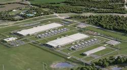 Aerial shot of a Meta data center in Texas. Image credit Meta