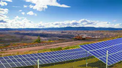 Generic image of solar panels near coal mine. Image credit ID 62890970 © Martinlisner | Dreamstime.com