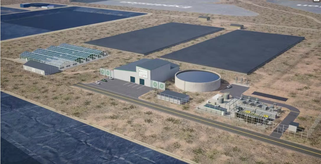 Rendering of Process Water Reuse Facility credit city of Pasco, Wa.