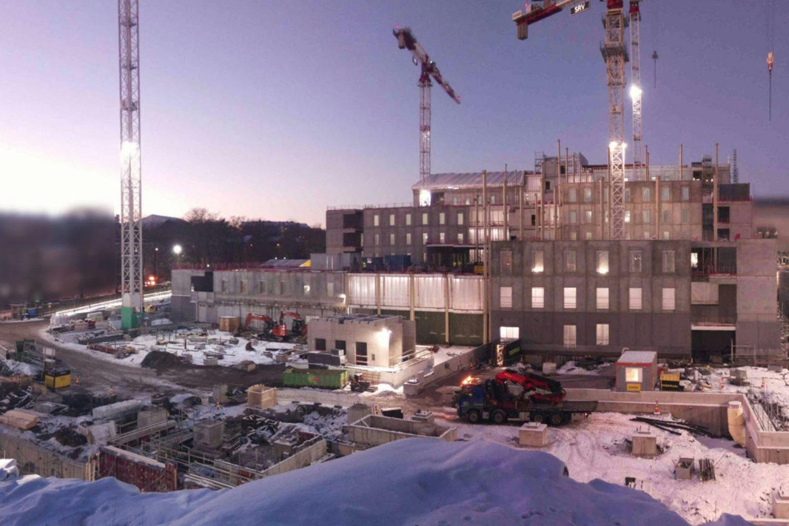 Image of Laakso Joint Hospital Construction/Image credit Laakso and Nordec Group