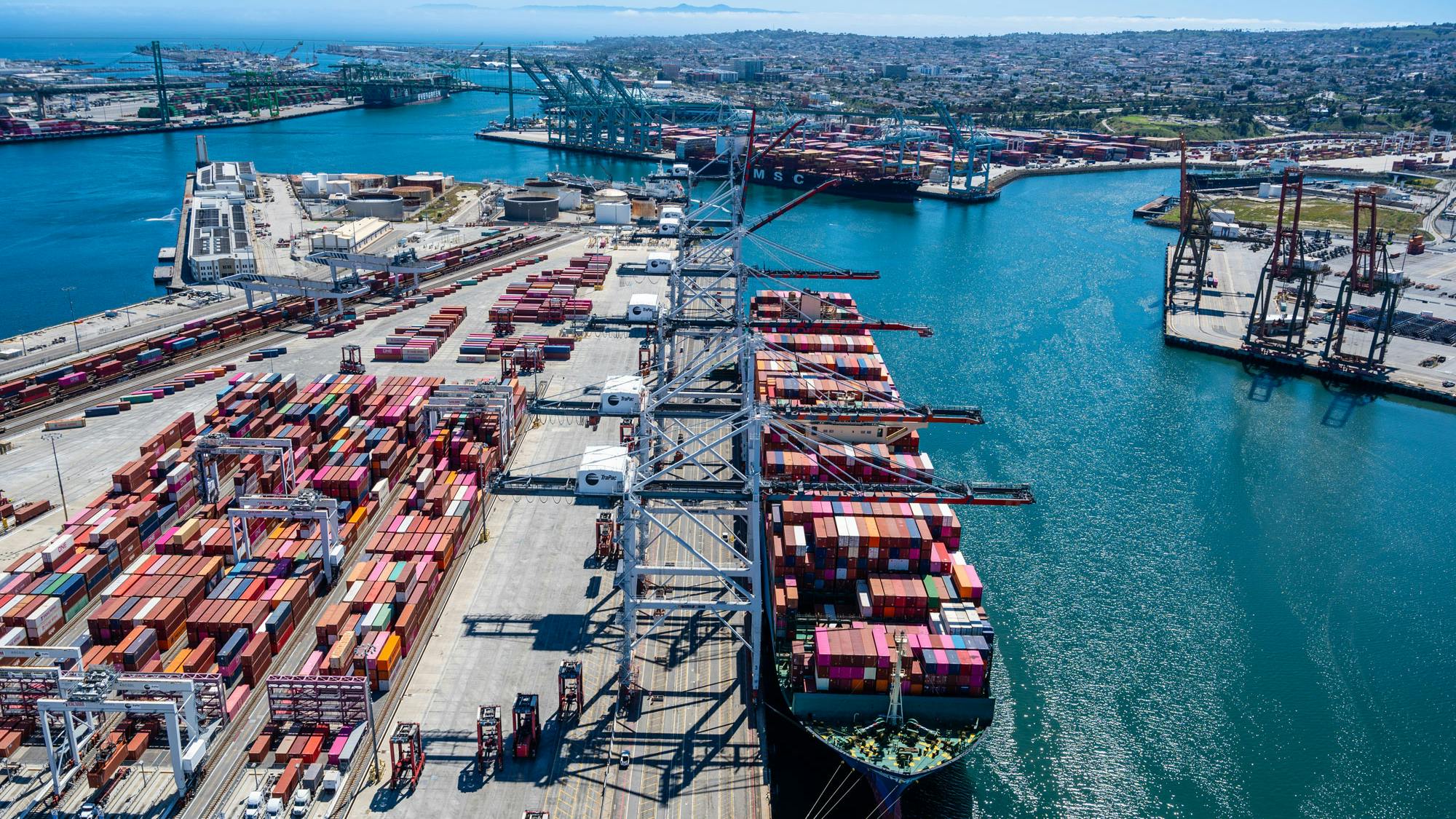 West Basin aerial image courtesy Port of Los Angeles