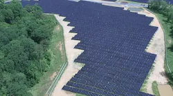 Marlowe solar site in Berkeley County, West Virginia. Image credit FirstEnergy