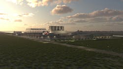 Rendering of Long Mott SMR plant image credit X-energy/Business Wire Rendering of Long Mott SMR plant image credit X-energy/Business Wire