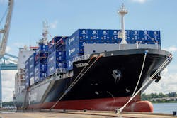 Vessel Tiscapa at the Port of Jacksonsville. Image credit Crowley Vessel Tiscapa at the Port of Jacksonsville. Image credit Crowley