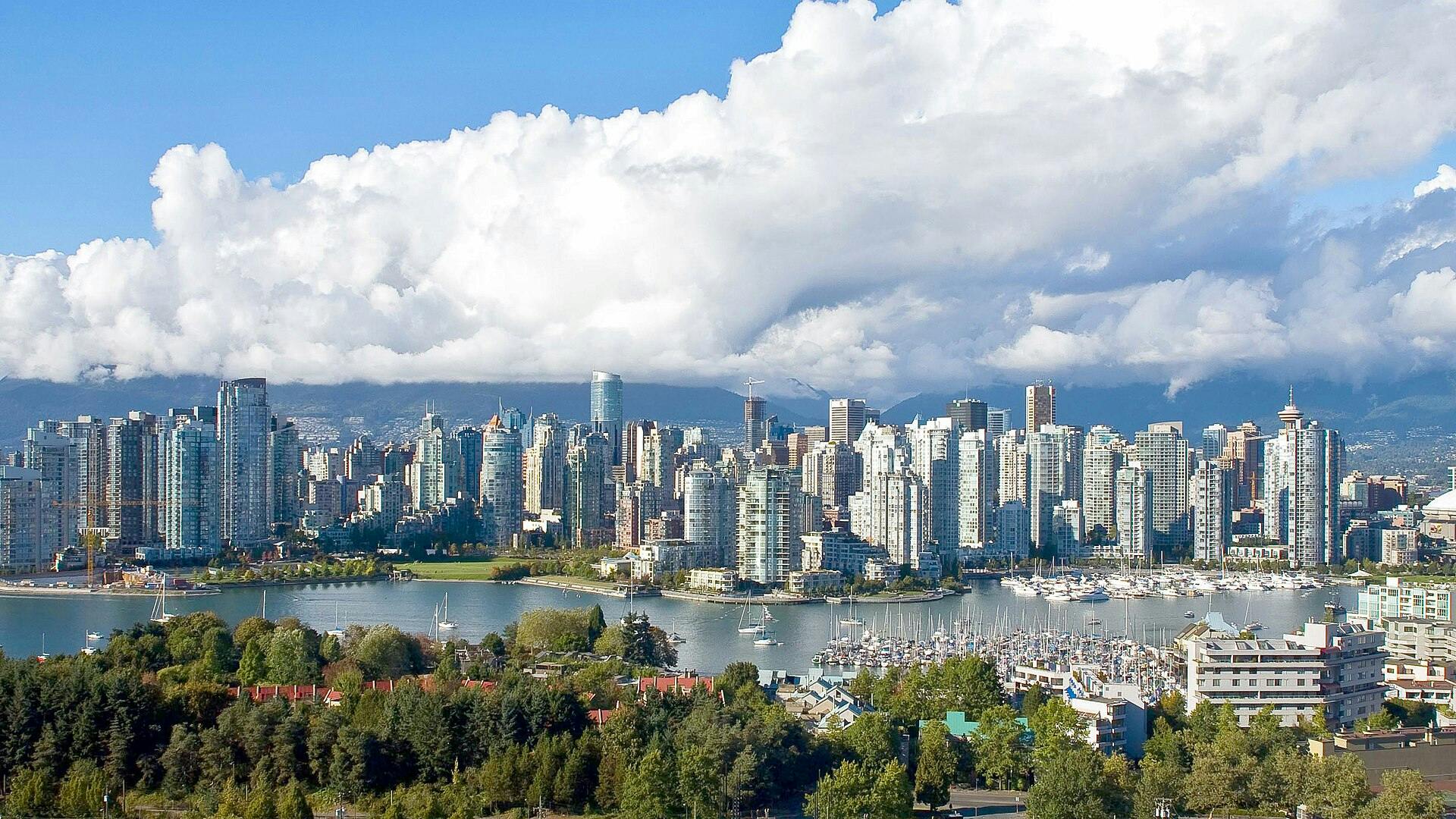 Vancouver skyline. Image credit By David G. Gordon - Own work/Courtesy Wikimedia Commons