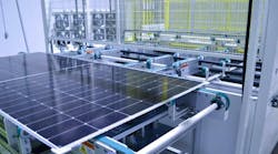 Image of SEG's modules being manufactured in new Houston plant. Image credit SEG Solar Image of SEG's modules being manufactured in new Houston plant. Image credit SEG Solar