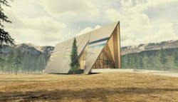 Rendering of Oklo's Aurora powerhouse. Image credit Oklo Inc. Rendering of Oklo's Aurora powerhouse. Image credit Oklo Inc.