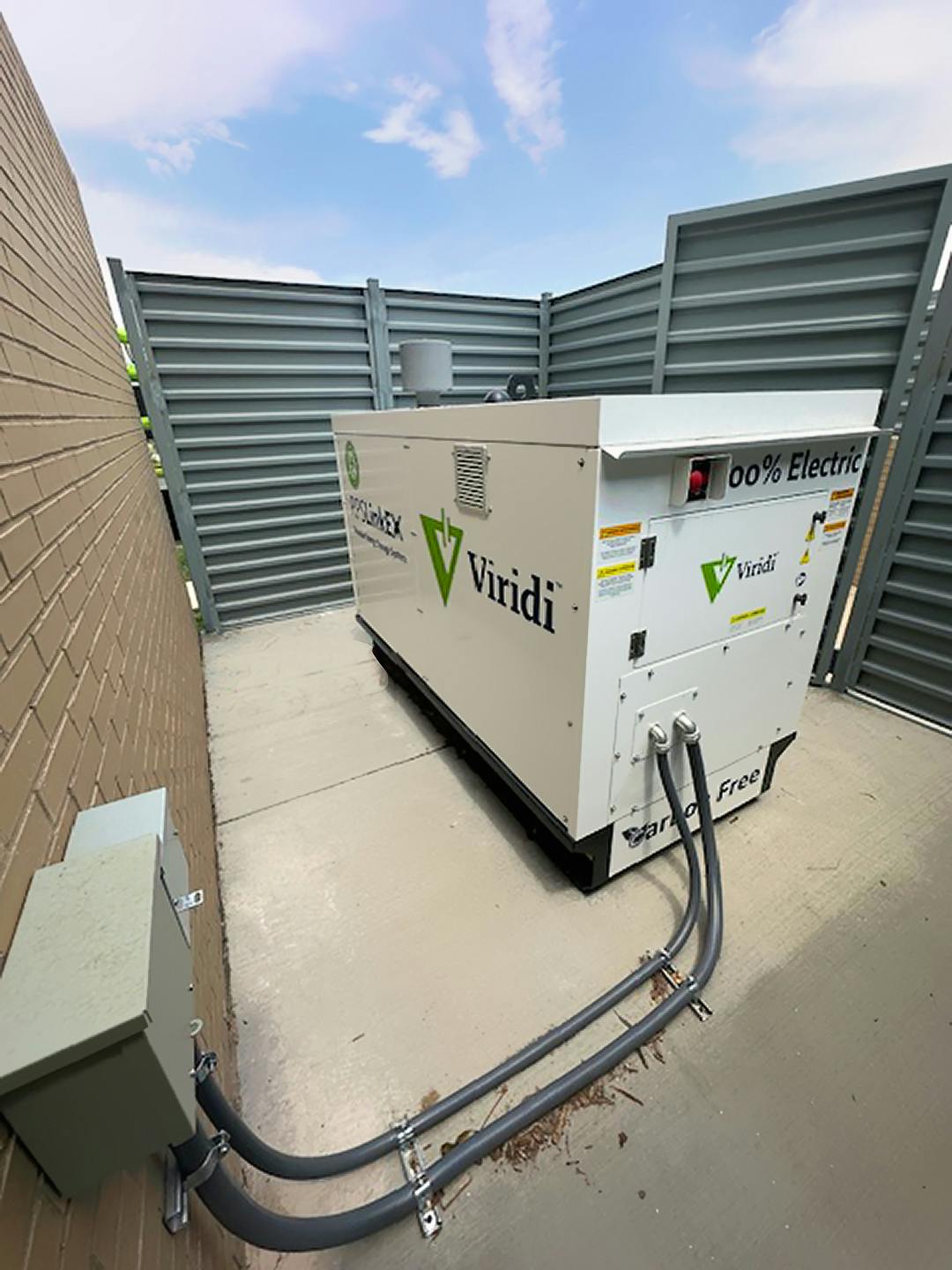 Energy storage at Denver Public Library. Image credit Viridi