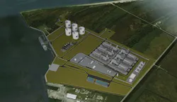 Rendering credit Commonwealth LNG Rendering credit Commonwealth LNG