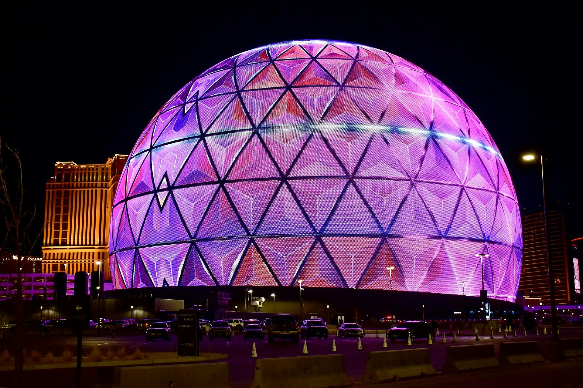 Exterior image of the Sphere image credit Y2kcrazyjoker4, CC BY 4.0 , via Wikimedia Commons