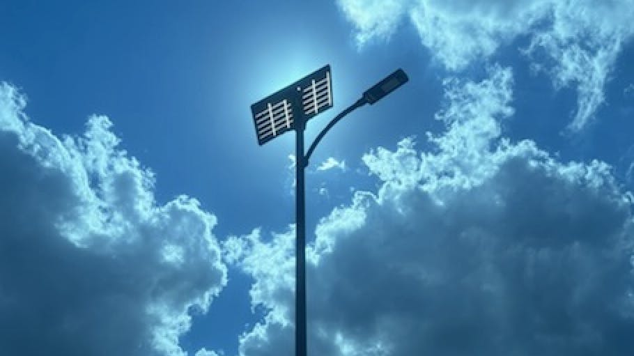 solar powered streetlights