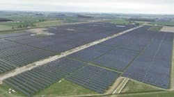 Aerial of Avangrid solar project. Image credit Avangrid Aerial of Avangrid solar project. Image credit Avangrid