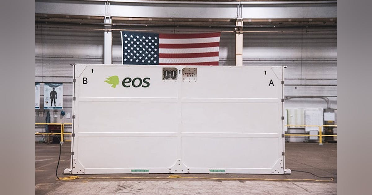 Eos Energy Enterprises Connecting Zinc-Based Battery Storage with Two IPP Customers