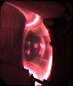 Fusion plasma imagery in China Tokamak experiments. Fusion plasma imagery in China Tokamak experiments.